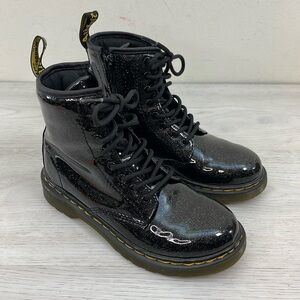Dr. Martens Black Galaxy Glitter Girl’s Boots